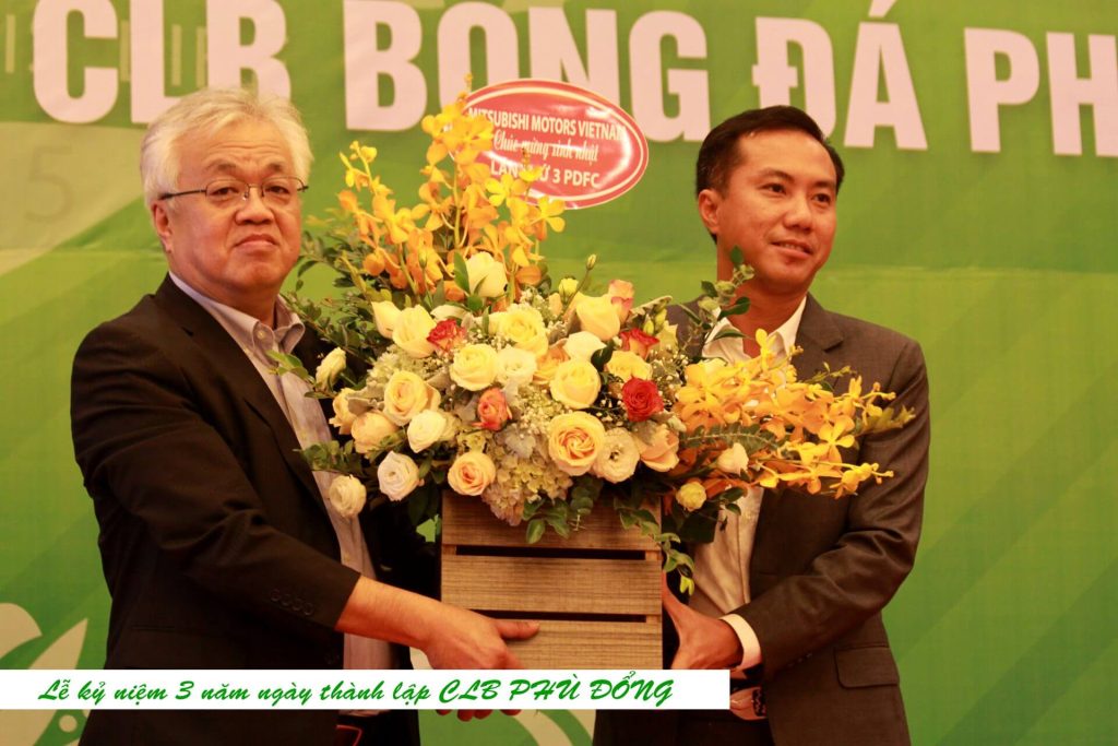 Mitsubishi Motors Vietnam Chuc Mung Sinh Nhat Lan Thu 3 Clb Bong Da Phu Dong