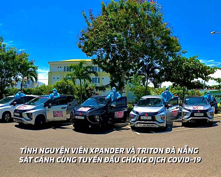 Tinh Nguyen Vien Xpander Va Triton Da Nang Sat Canh Cung Tuyen Dau Chong Dich Covid 19